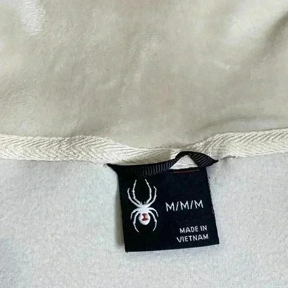 Spyder Women’s Cream Velour Full-Zip Fleece Jacket Size Medium - Picture 2 of 3